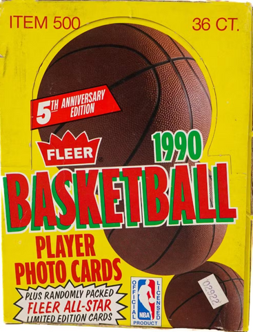 1990 FLEER BASKETBALL WAX PACK $4
