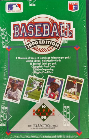 1990 UPPER DECK LOW SERIES BASEBALL HOBBY PACK $2