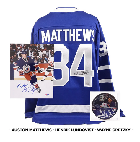 2023/24 Hit Parade Autographed Hockey HAT TRICK Series 1 Hobby Box - Wayne Gretzky & Connor McDavid - Break #2